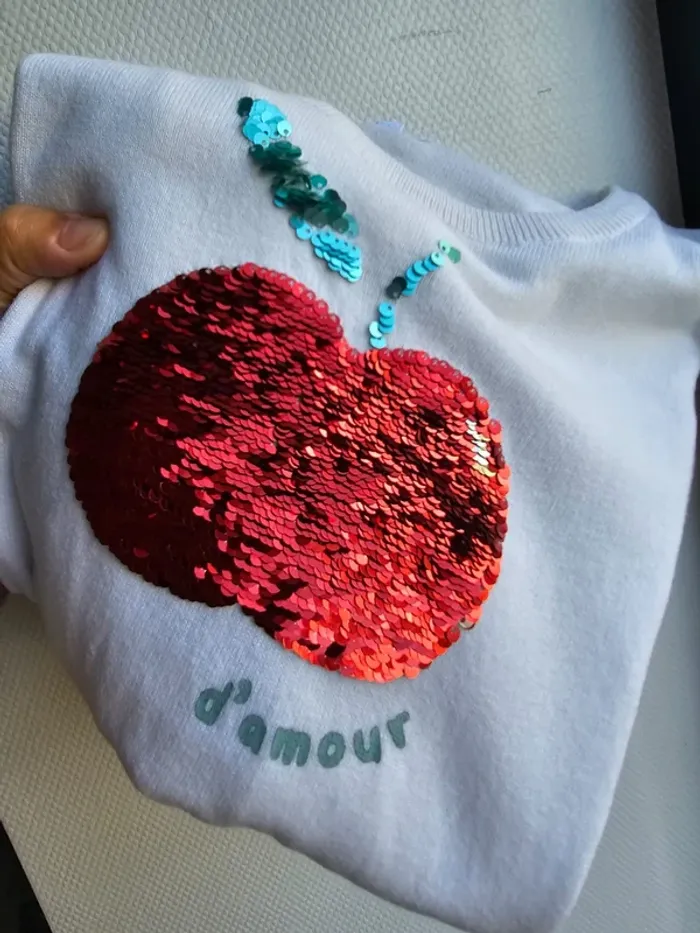 Pull en maille 14 ans fille verbaudet sequins - photo numéro 9