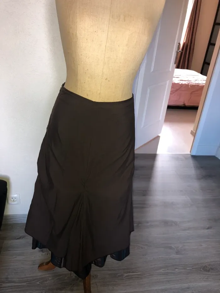 jupe longue marron - photo numéro 2