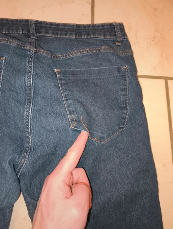 Jean bleu skinny taille 42 - photo numéro 5