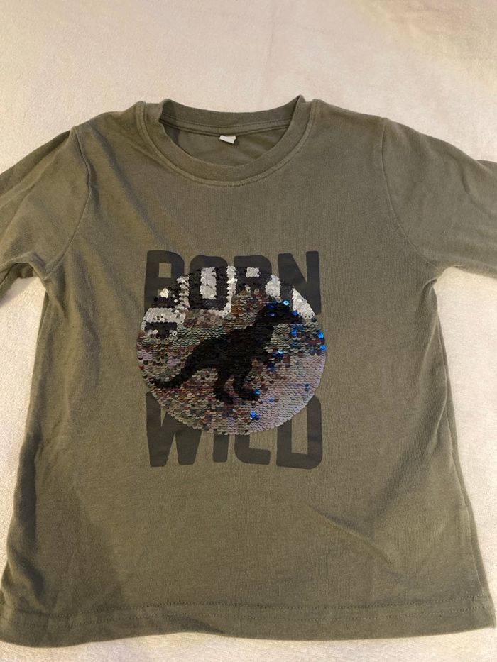 T shirt longue manche garçon 4 ans