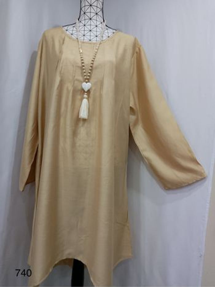 Robe chemise élégante grande taille 54 – coupe ample et manches oversize, chic et confortable toutes saisons