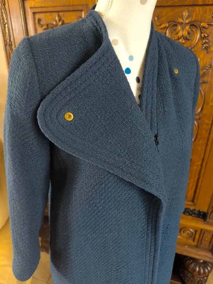 Magnifique manteau marine clair - photo numéro 4