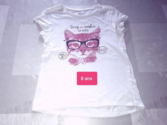 🔮 Tee Shirt Chat en 8 ans 🔮