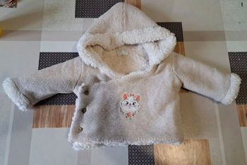 Veste tricot doublure polaire