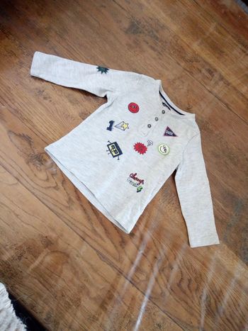 Tee-shirt manches longues écussons