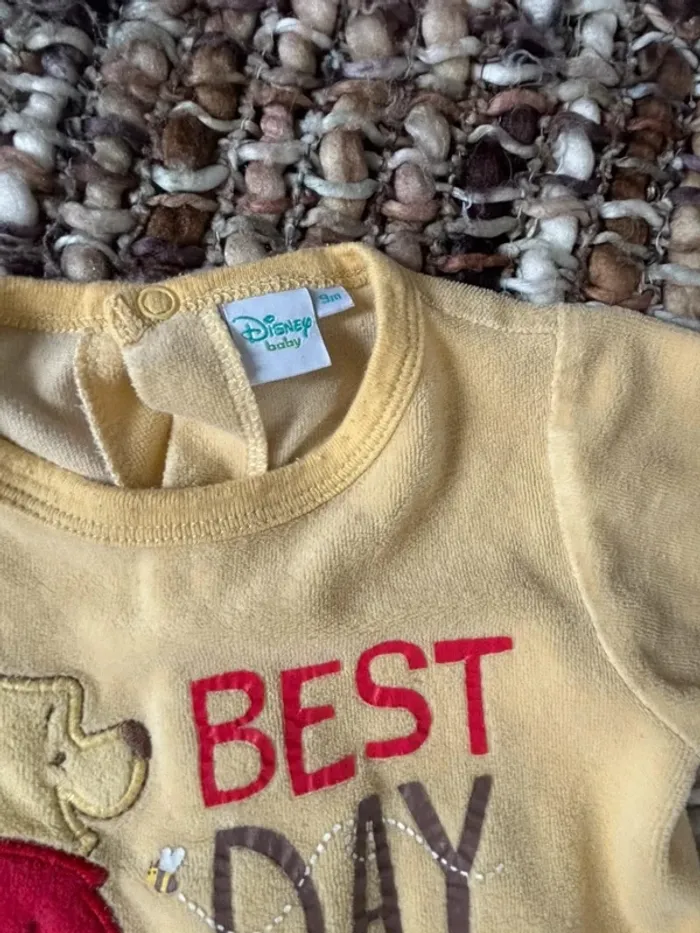 Pyjama bébé Winnie l’ourson 9 mois - photo numéro 3