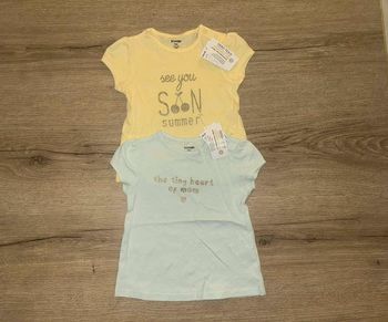 Lot de 2 tshirt 9mois