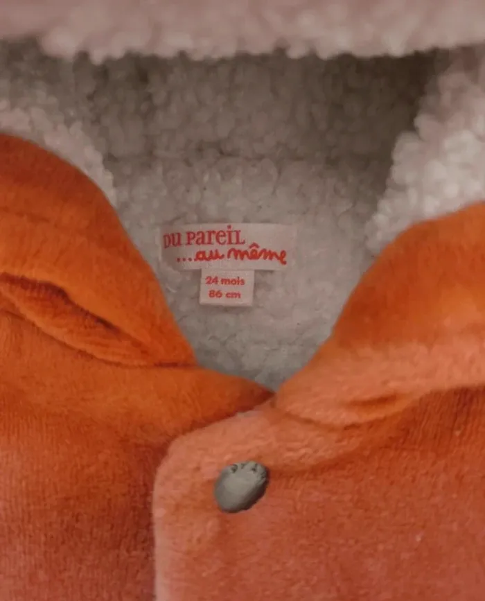 Manteau chaud renard mixte 🍃 du Pareil au même - photo numéro 4
