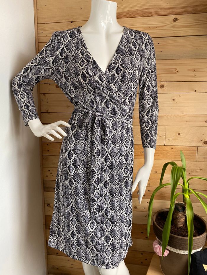 robe cache cœur ~ mango ~ taille S - photo numéro 2