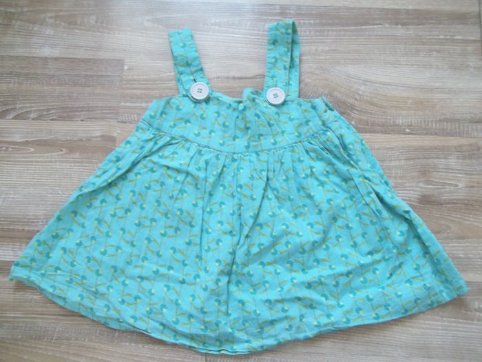 Top à bretelle turquoise graphique La Redoute Création 114 cm