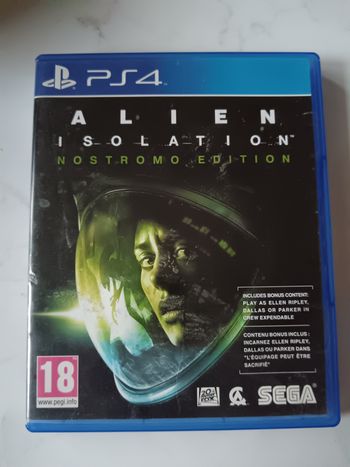 Jeux ps4 alien isolation