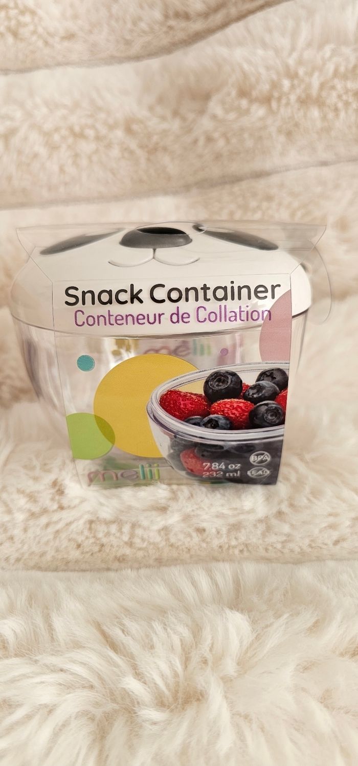 Lot de 2 boîtes à gouter motif ourson et panda 🐼 Melii Neufs - photo numéro 6