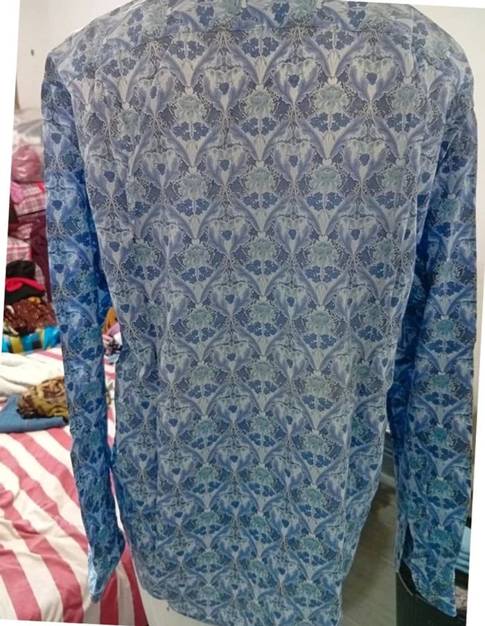 chemise Cacharel bleu taille XL - photo numéro 2
