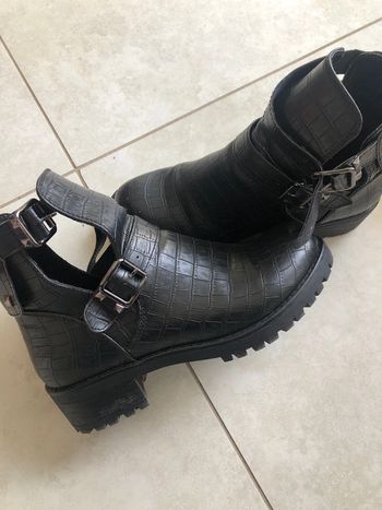 Bottines effet croco 🐊