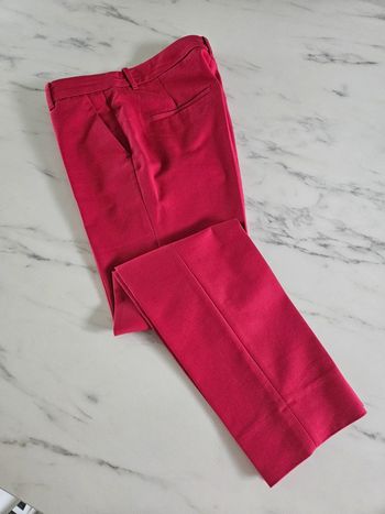 Zara pantalon classique à plis rose taille S