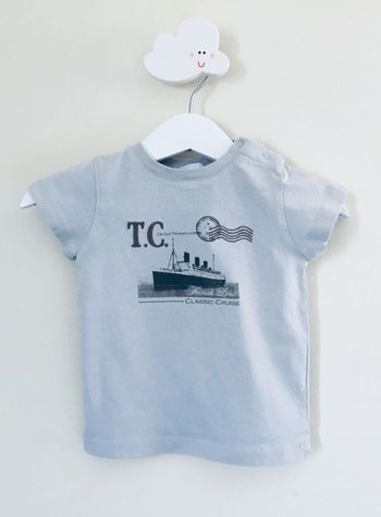 Tee-shirt manches courtes gris