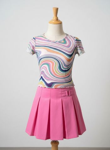 Jupe et tee-shirt assorti 9 ans