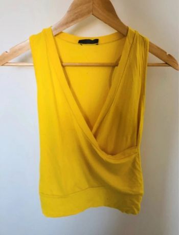 Débardeur jaune citron podium S 36