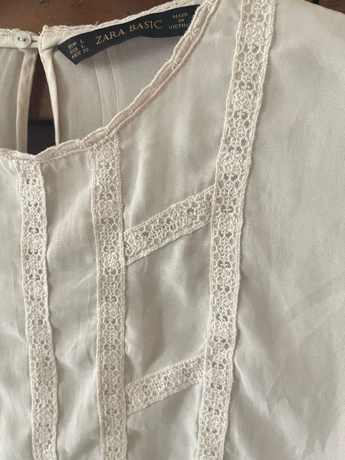 Blouse crème - photo numéro 3