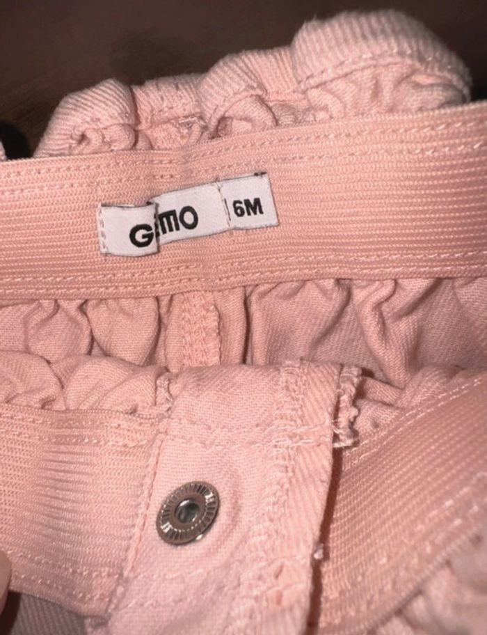 🌷Magnifique jupe en jean rose bébé fille taille 6 mois🌷 - photo numéro 2