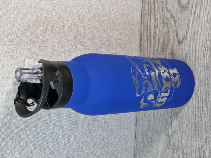 Gourde Isotherme 500ml Bleu Fonçé Avec Paille - Ulysses 31 - photo numéro 5