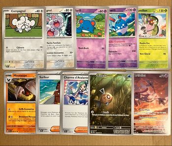 Lot 10 cartes Pokémon 