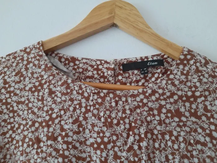 Blouse manches longues et col rond. - photo numéro 2