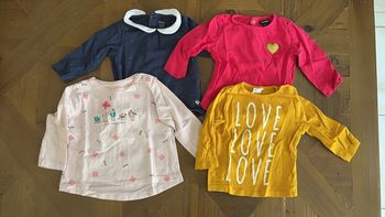 Lot haut manches longues