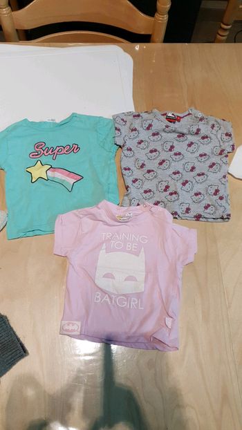 3 tee shirts
