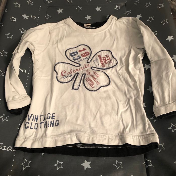 Tee shirt manches longues tape à l’œil  4 ans