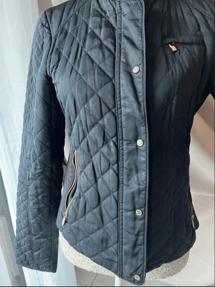 Veste matelassée bleue marine Zara - photo numéro 2
