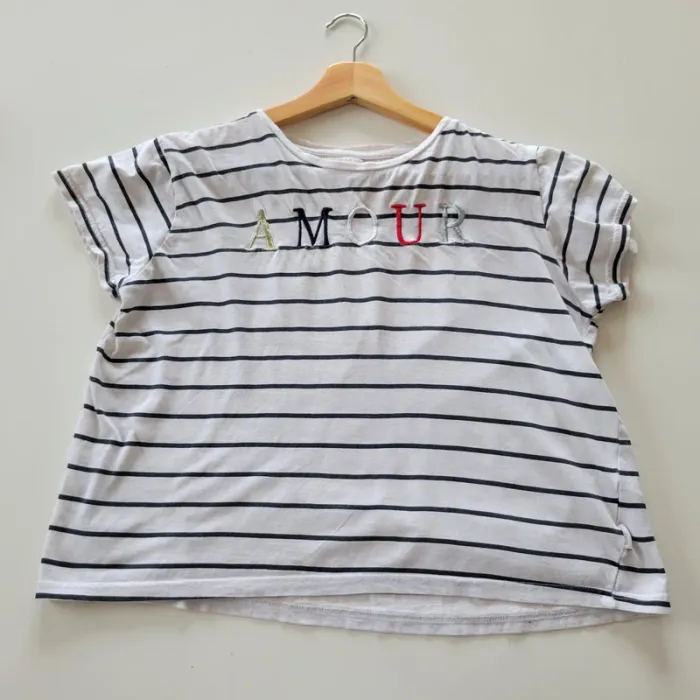 T-shirt rayé - marinière - Taille S