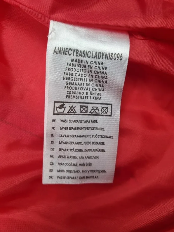 Doudoune Geographical Norway rouge XXL Femme (mesures en photos) - photo numéro 7