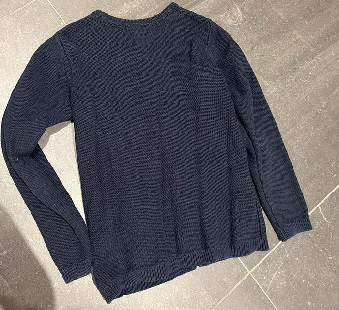 Gilet bleu marine pailleté 10ans - photo numéro 3