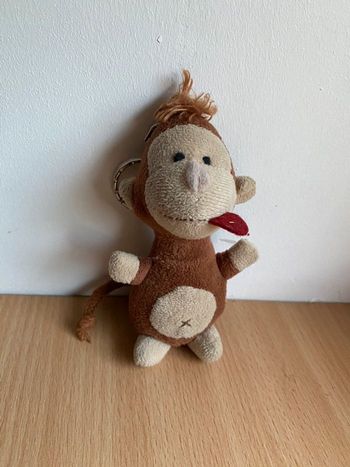 Peluche porte clef singe