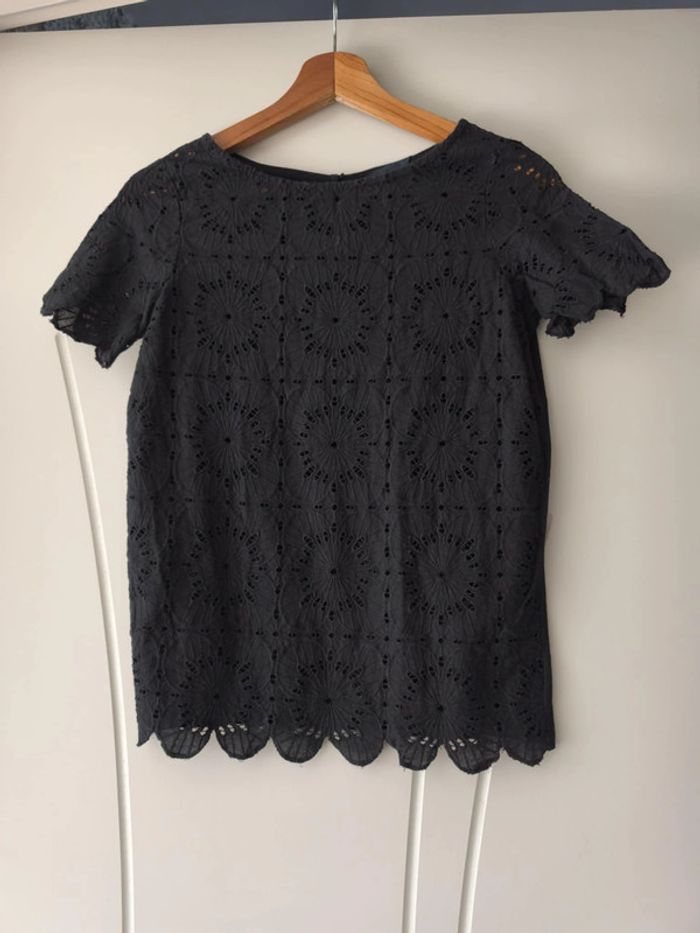 top tee shirt noir naf naf
