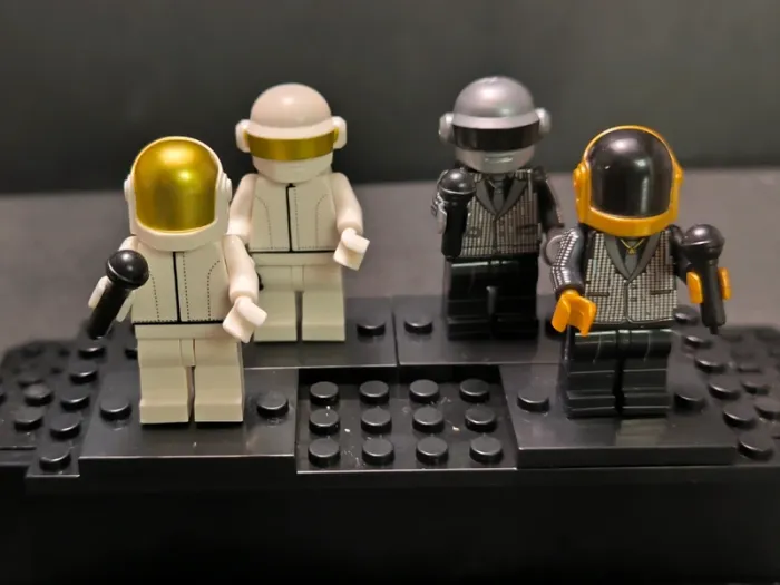 Mini figurine Daft Punk type lego