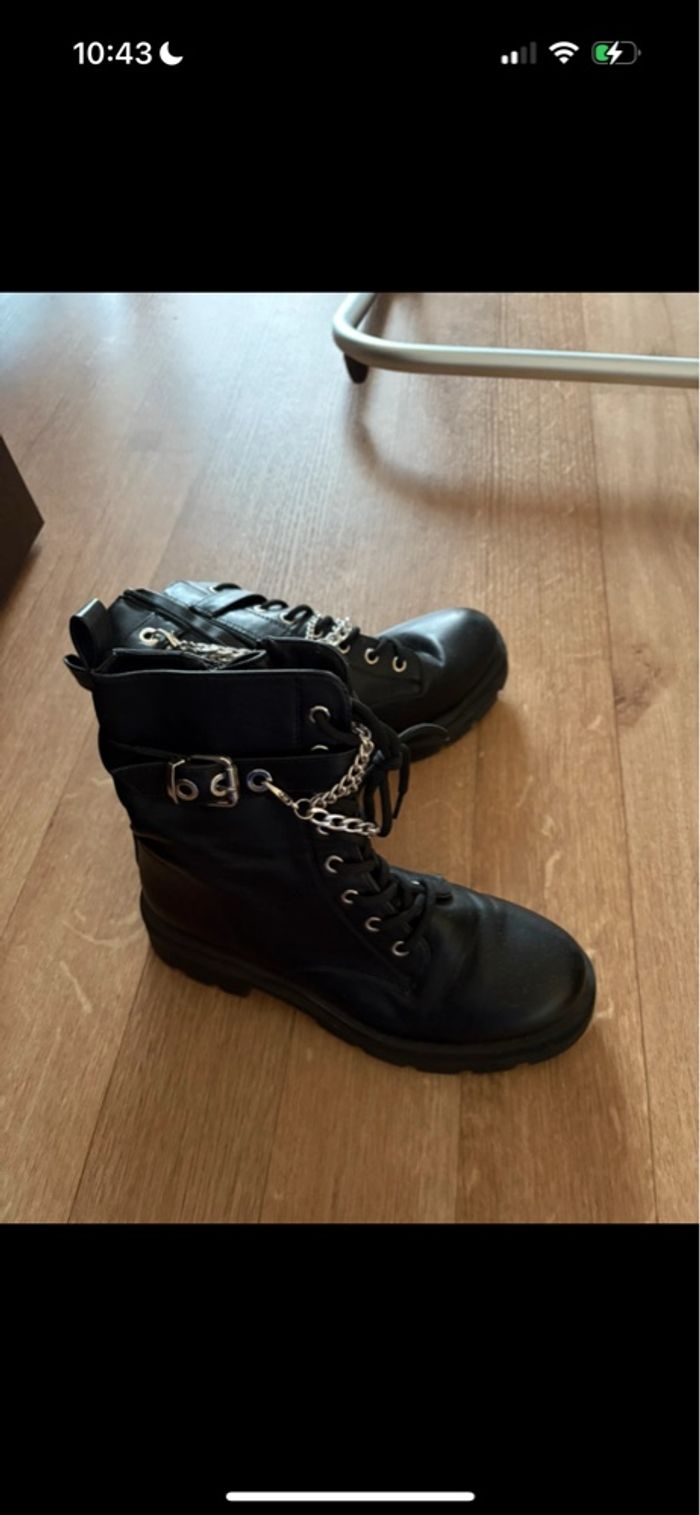 Bottine noir - Taille 38 - photo numéro 4