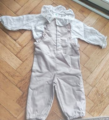 Ensemble Salopette +chemise