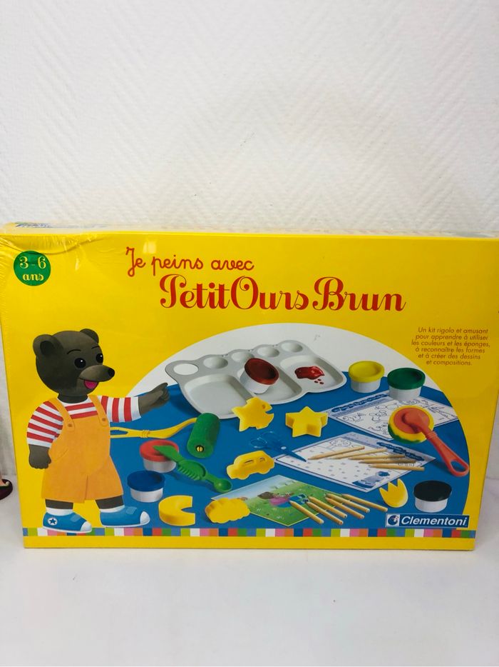 Je peins avec petit ours brun - photo numéro 2