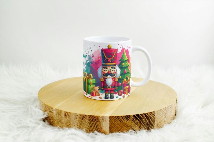 Mug noël cassé noisette