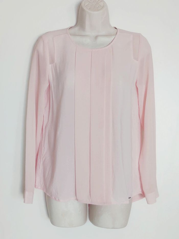 Blouse plissé rose pastel / Salsa - 34/XS à 36/S - photo numéro 5