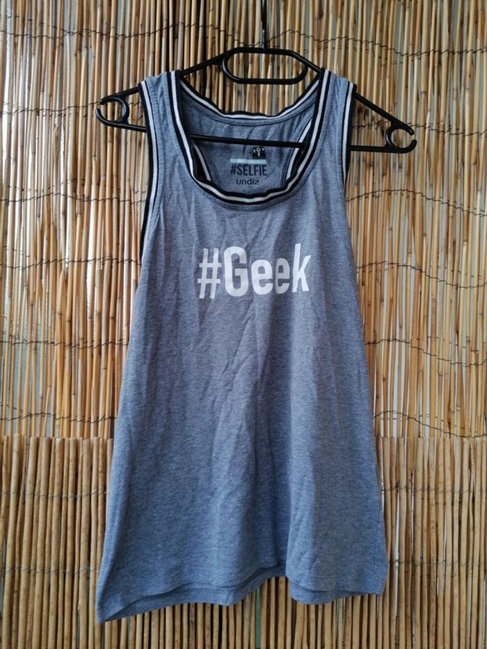 Débardeur #Geek Undiz