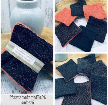 Lingettes lot de 6 lavable et réutilisable