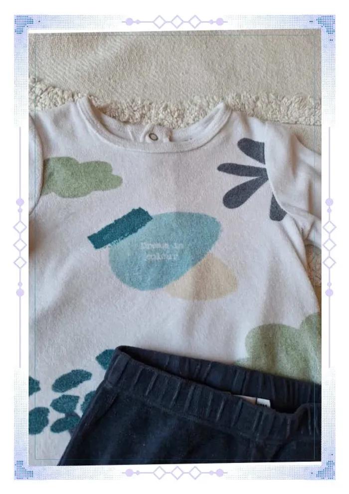 Pyjama garcon 2 pièces 18 mois - photo numéro 2