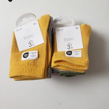 Lots chaussettes Tex 15/20 Neuves