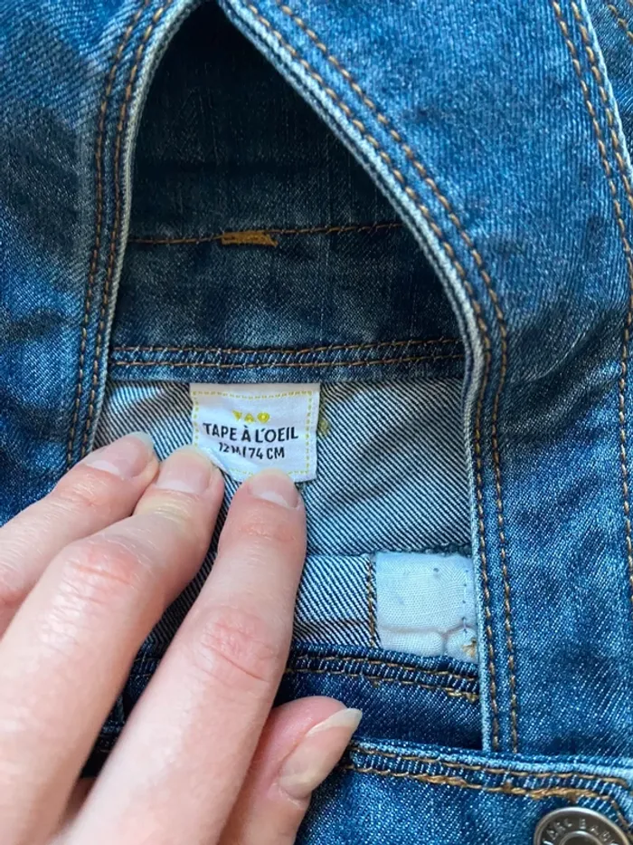 Salopette en jeans Tape à l’œil - photo numéro 2