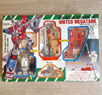 Robot Mecha Japonais United Megatank Deluxe Chogokin