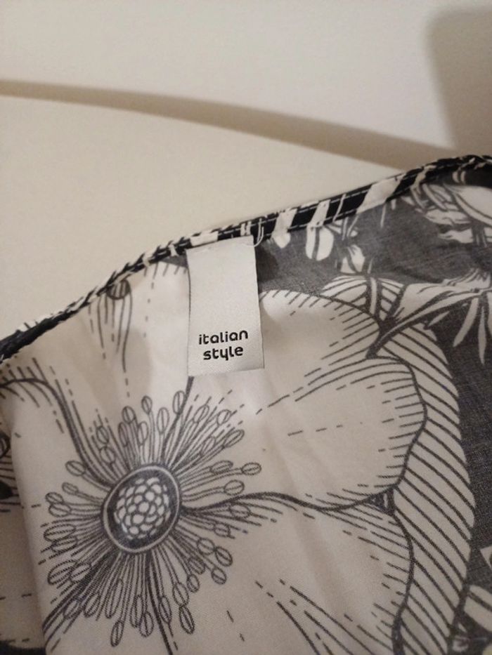 Robe longue Fleurie asymétrique Italian Style taille S 36 - photo numéro 8