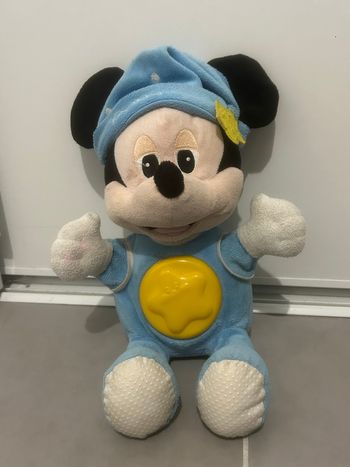 Peluche Mickey jouet interactif anglais TBE